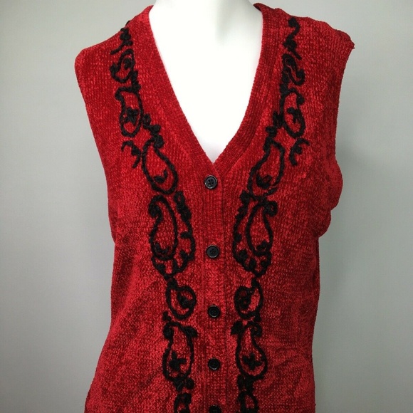 Pendleton Sweaters - Pendleton Knockabouts Women’s VTG Sweater Vest Red
